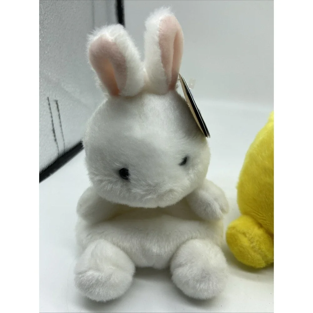 Aurora Palm Pals Plush Bundle White Bunny and Pineapple Stuffed Animal Set NWT